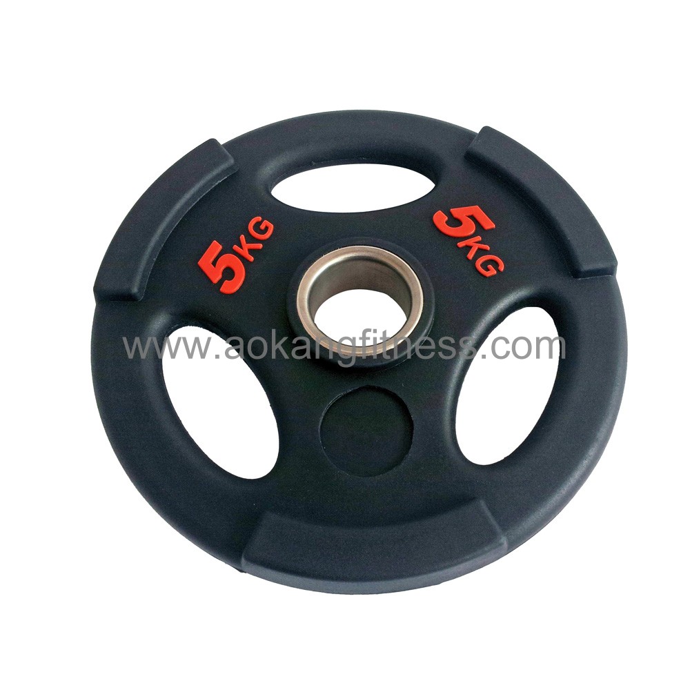 Urethane  Tri-grips Weight Plate
