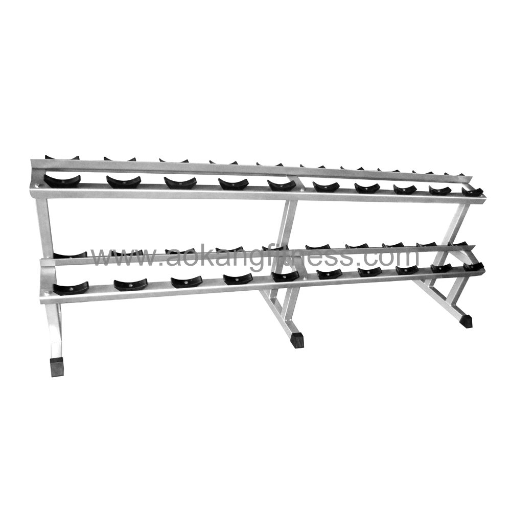 2 Tiers Dumbbell Rack