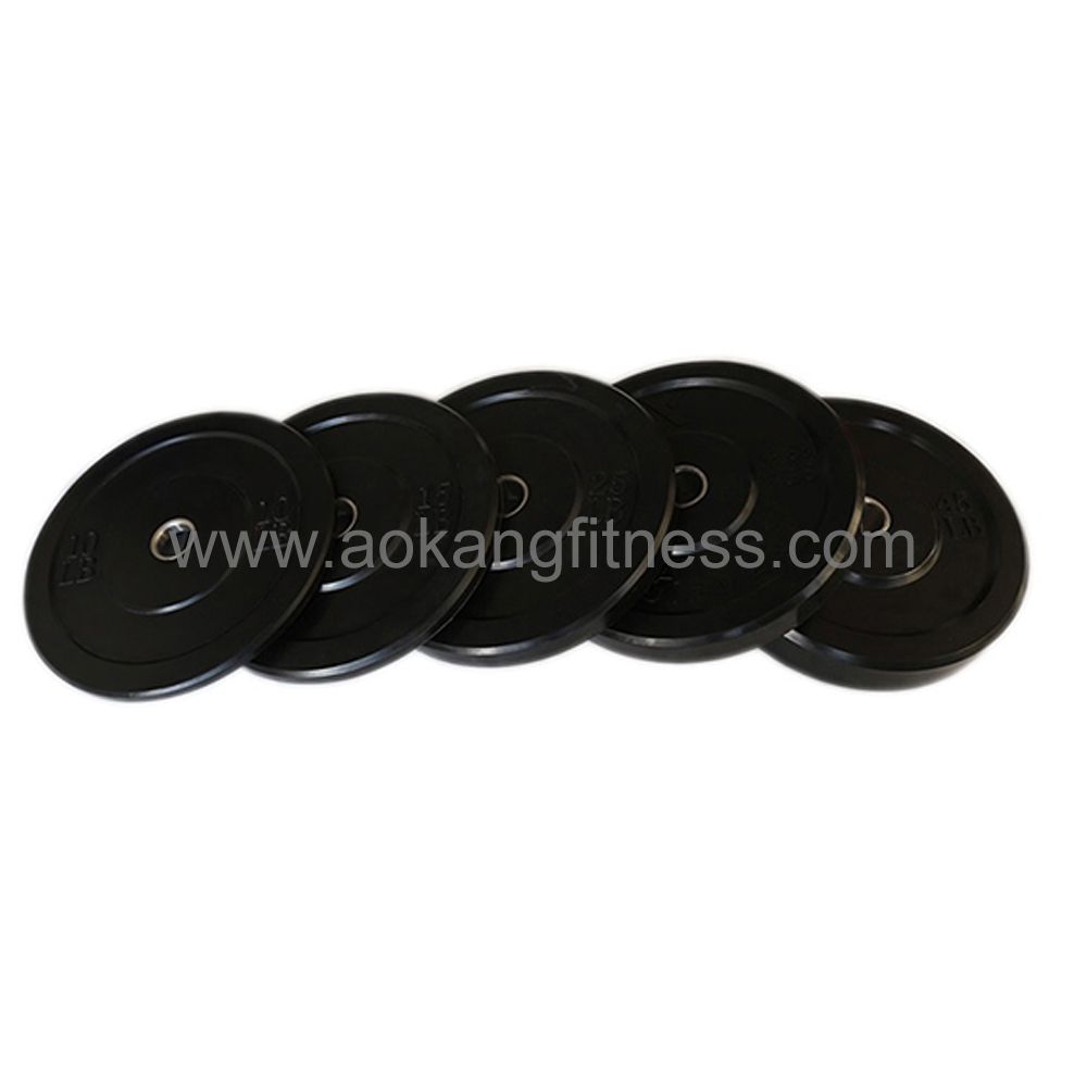 Black Bumper Plate 