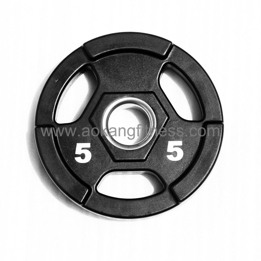 Urethane Tri-grips Weight Plate