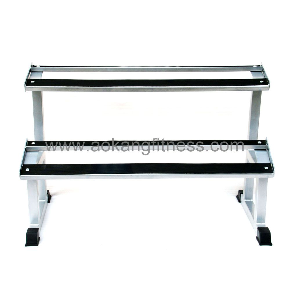 2 Tiers Dumbbell Rack